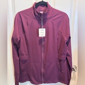 Fabletics Trinity Burgundy Jacket